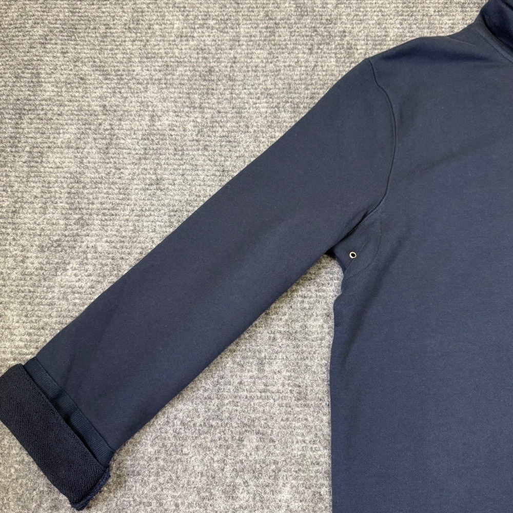 Lauren Jeans Co Ralph Lauren Quarter Zip Pullover Sweatshirt Navy Blue XL Cotton - Picture 6 of 16